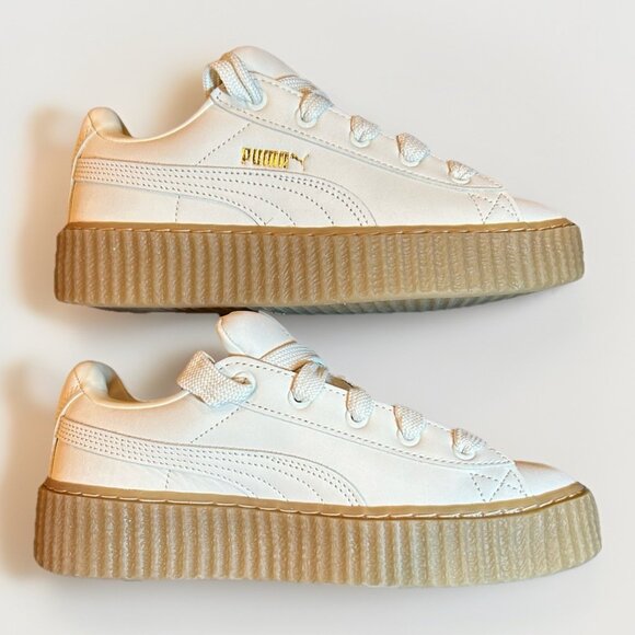 PUMA Fenty x Creeper Phatty Earth Tone Pack Women's Size 7 Warm White 396813-03 - Picture 5 of 14
